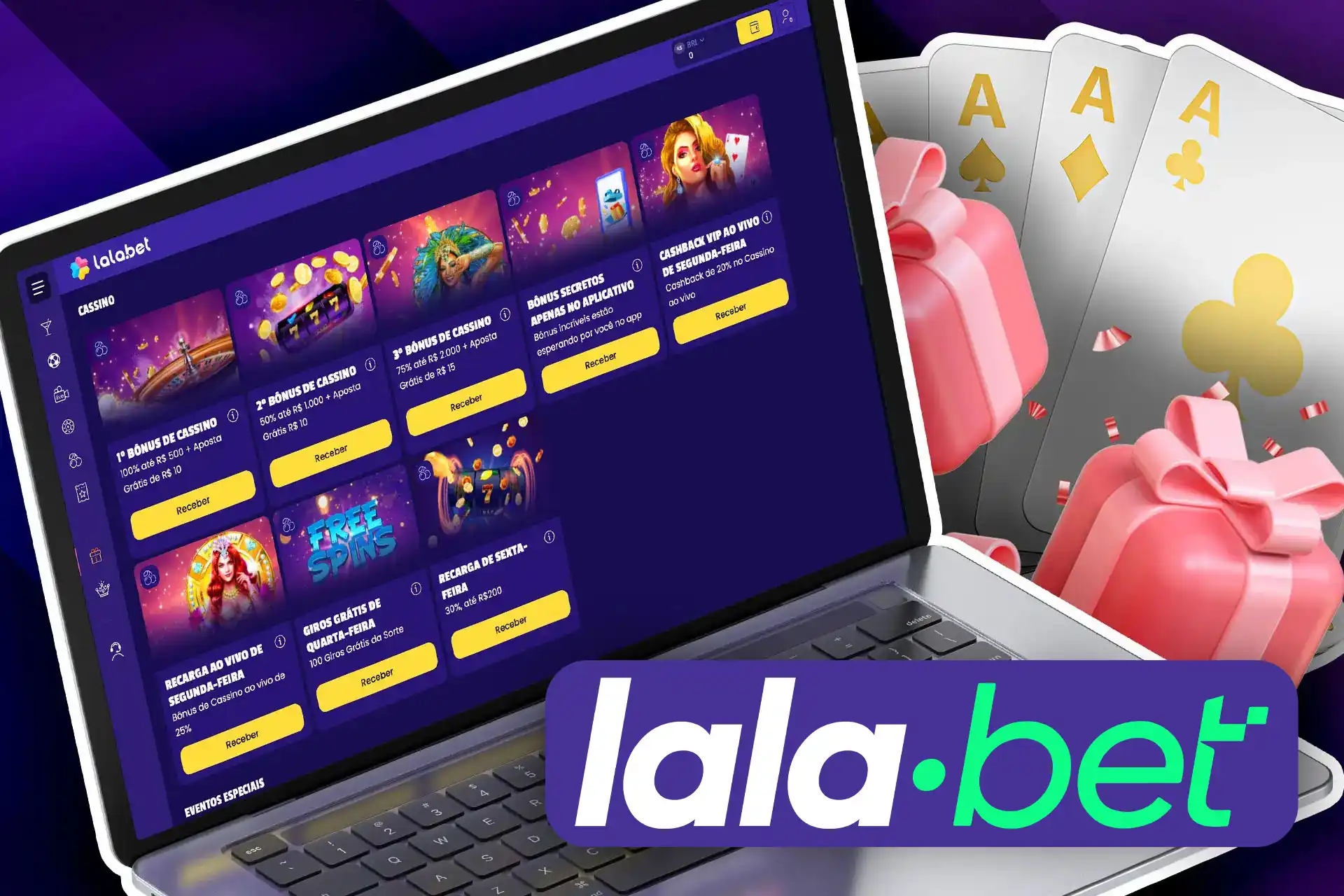 Ganhe um bônus de boas-vindas da Lalabet e jogue blackjack com benefícios.