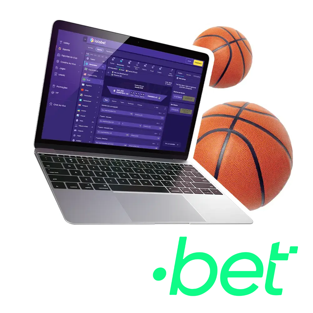 Inscreva-se na Lalabet para fazer apostas no basquete.