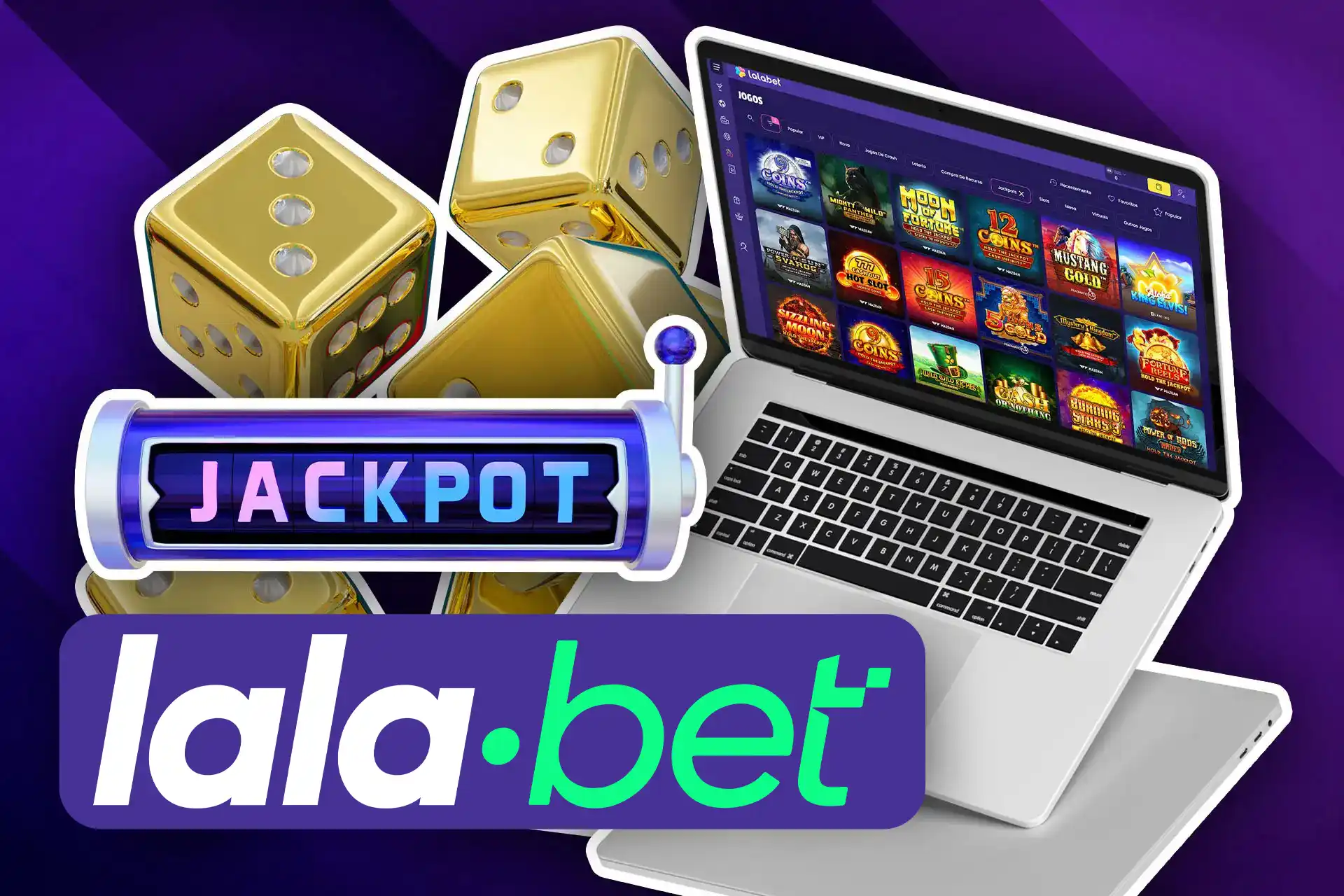 Ganhe o prêmio principal nos jogos de jackpot da Lalabet.