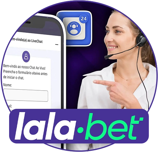 Peça ajuda ao suporte a qualquer momento no aplicativo Lalabet.